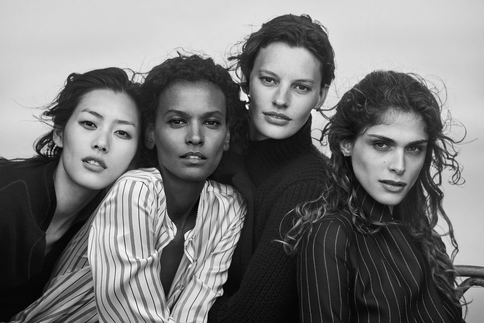 Giorgio Armani Campagna New Normal Autunno Inverno 2016 2017 Protagoniste Liu Wen Liya Kebede 1191